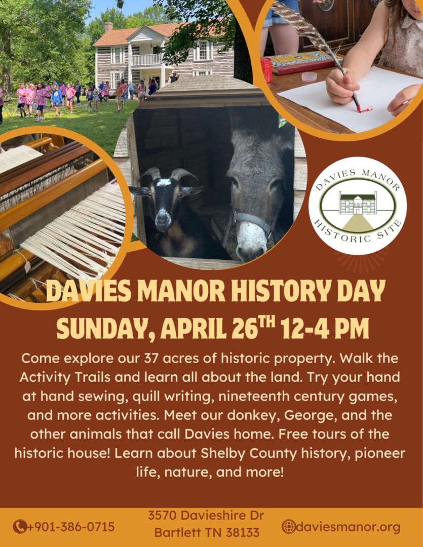 Davies manor history day flyer(1)